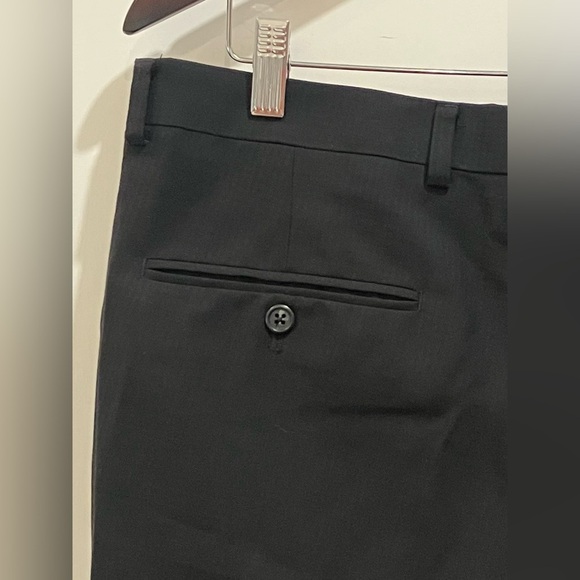 1670 Men's Black Pants pleated - Picture 7 of 16